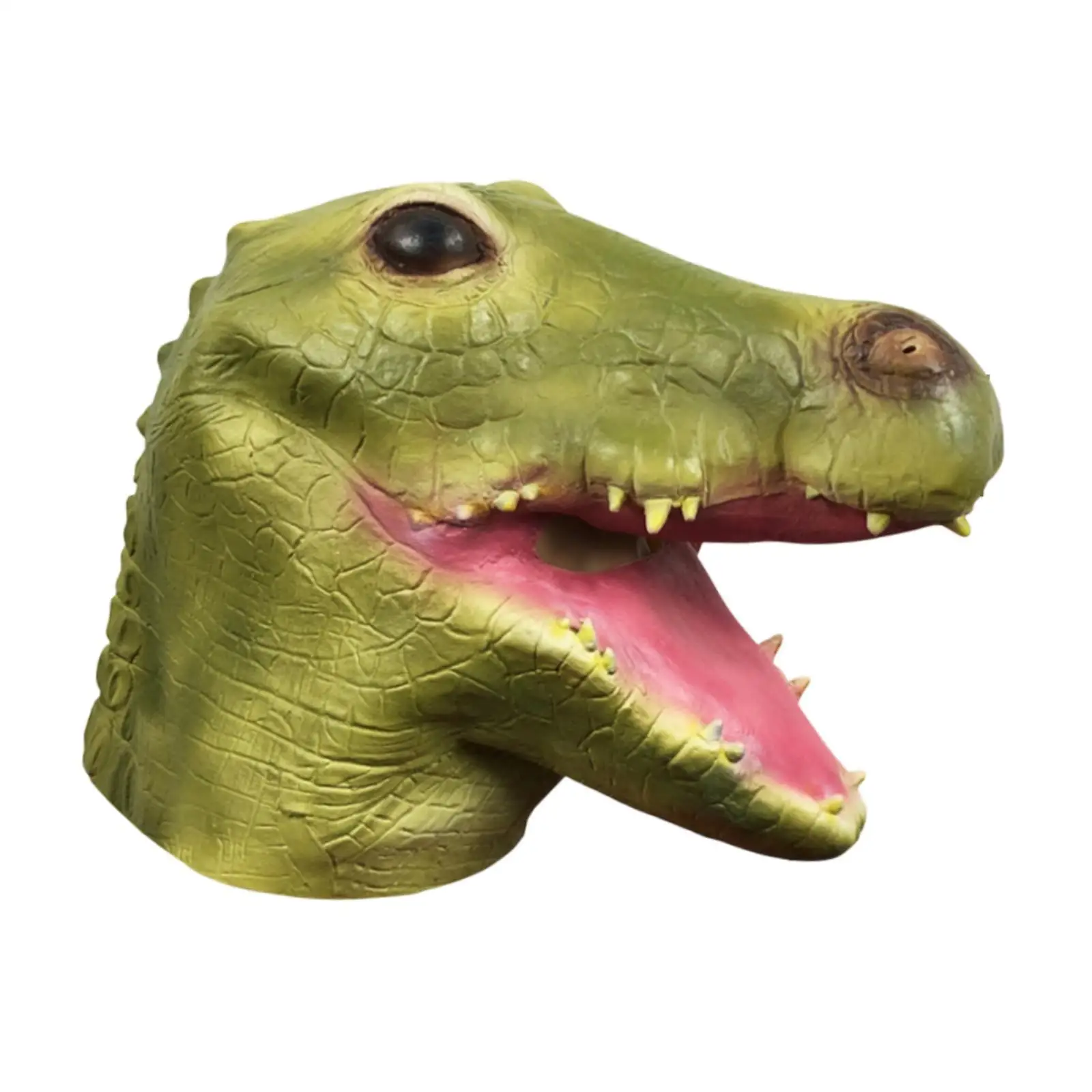 Halloween Alligator Mask Costume Accessories Animal Mask for Stage Performance Dressing up Halloween Party Supplies Masquerade