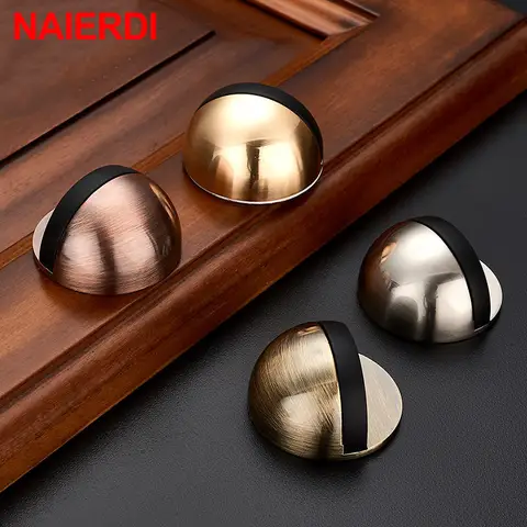 Hidden Stainless Steel Rubber Door Stopper NAIERDI