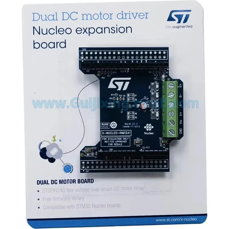 X-NUCLEO-IHM12A1 STM32 Low Voltage double brush DC motor driver expansion board STSPIN240