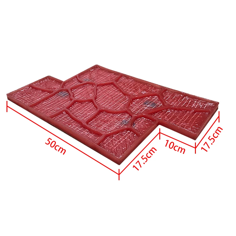 Imitation Culture Stone Mold Stamped Floor Cement Wall Embossed Antique Brick Pattern DIY for Garden