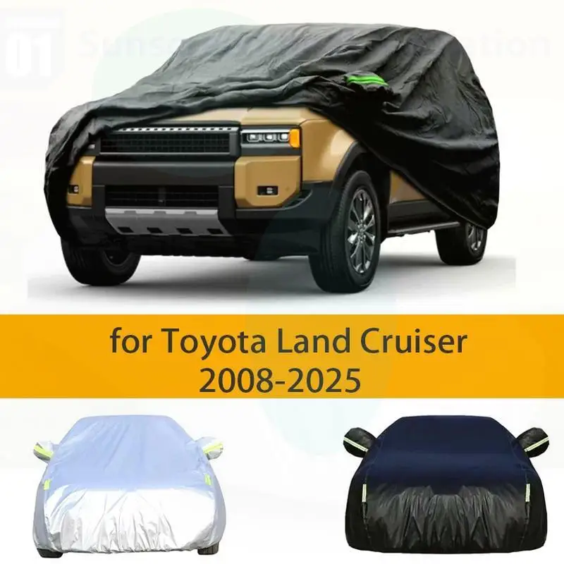 

For Custom Fit Outdoor for Toyota Land Cruiser 2008 2025 Waterproof All Weather Sunproof for Automobiles Trucks SUVs Car Covers