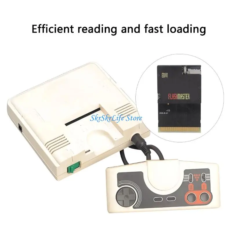 E65E Drive Memory Card for PC Engine TurboGrafx PCE Drive Game Card Store NTSC Game Files Gaming Card Accessories