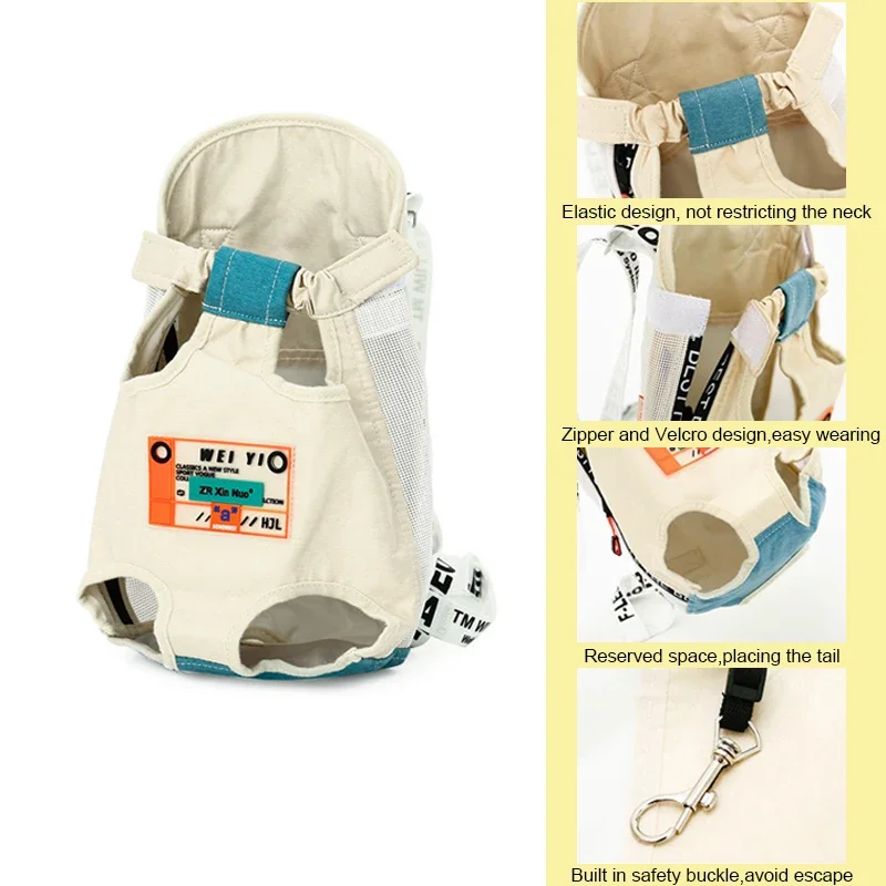 Pet Dog Backpack Cat Carrier Outdoor Travel Breathable Portable Carrier Bag Chest Backpacks Puppy Cat Handbag Pets Supplies