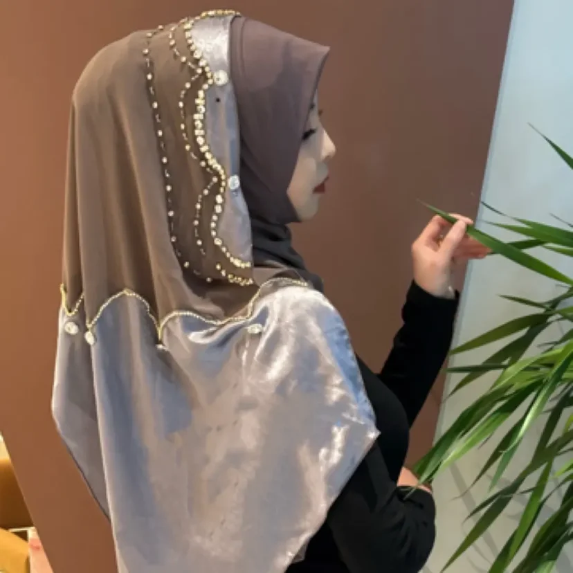 Enveloppement de tête de dame musulmane pour femmes, Boutique de fête, Hijab