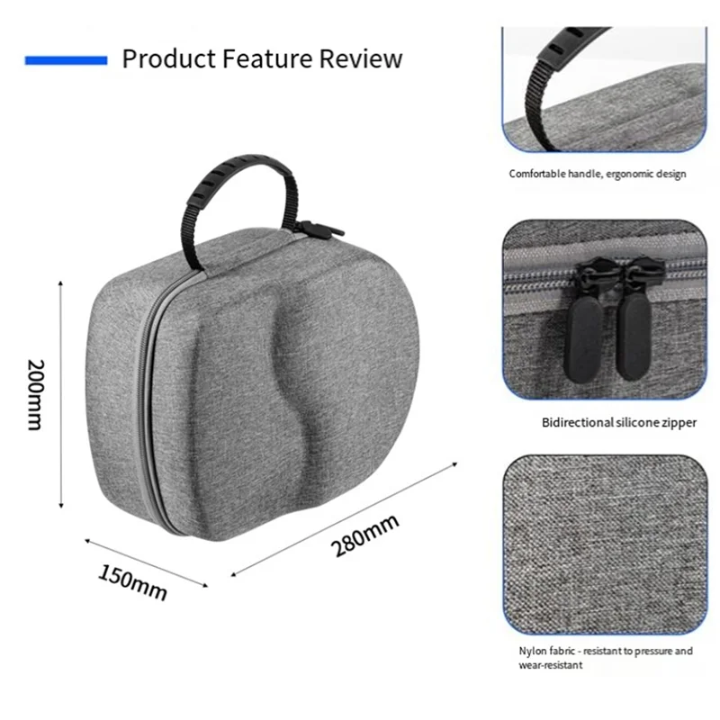 Reliablepico 4 Ultra Handbag Meta S/3/2 Storage Box For Meta S/3/2 VR Glasses, Headset For Pico 4 Ultra For Visio