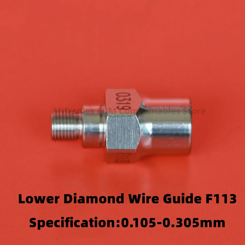 FANUC Parts Wire EDM Diamond Upper Wire Guide F113 0.255mm A290-8092-X705/706/707 For WEDM FANUC a-A/B/C/iA/iB Machine Service