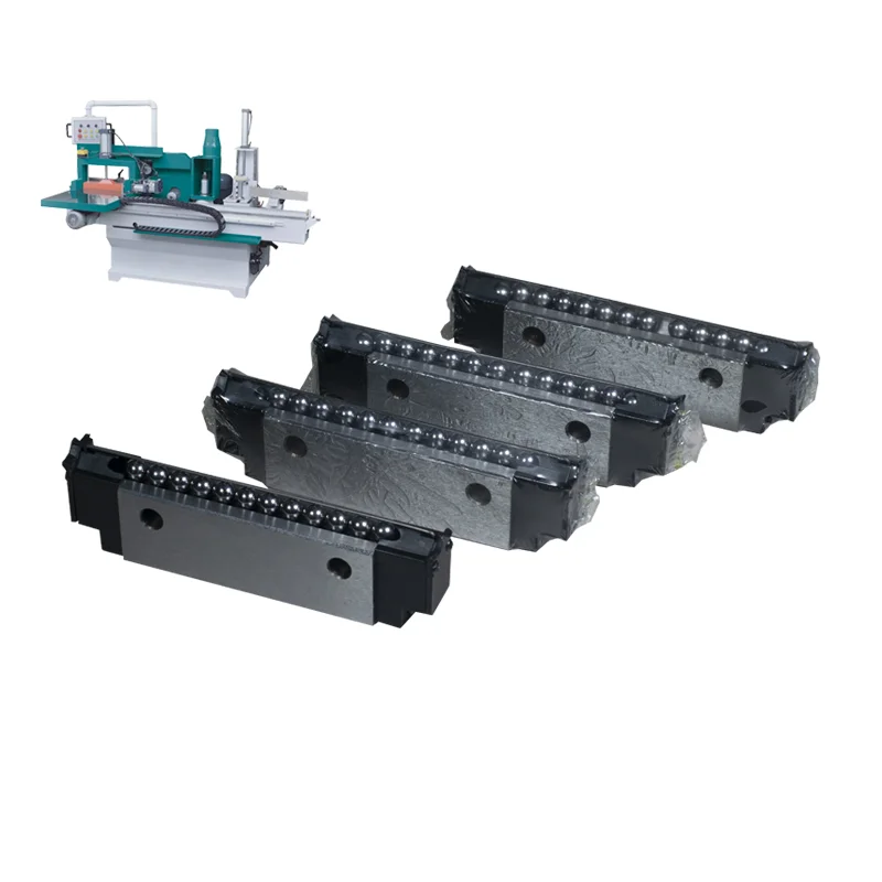 Woodworking pneumatic carding machine bearings Automatic Linear guide rail Slider Wood splicing
