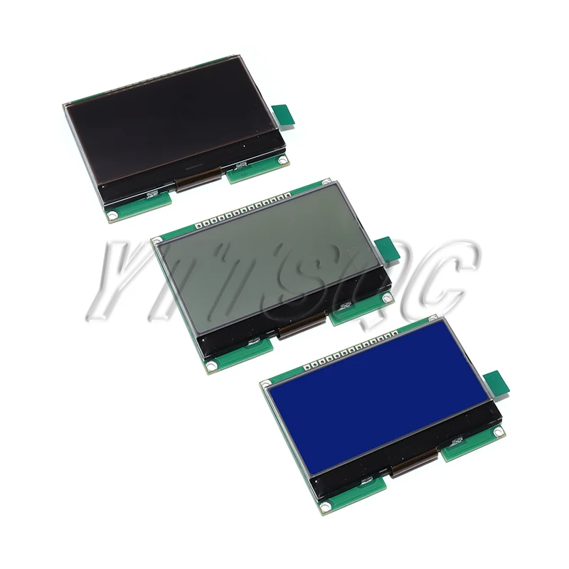 Lcd12864 12864-06D, 12864, módulo LCD, COG, com fonte chinesa, tela de matriz de pontos, interface SPI, COG, com fonte chinesa,