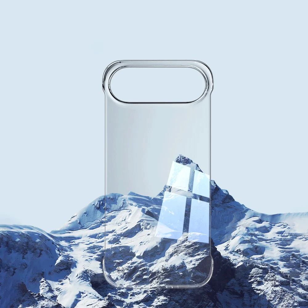Half-Pack PC Hard Transparent Case For iPhone 17 Pro Max Air Clear Back Cover Bezel-Less Ultra Thin Shell For iPhone17ProMax
