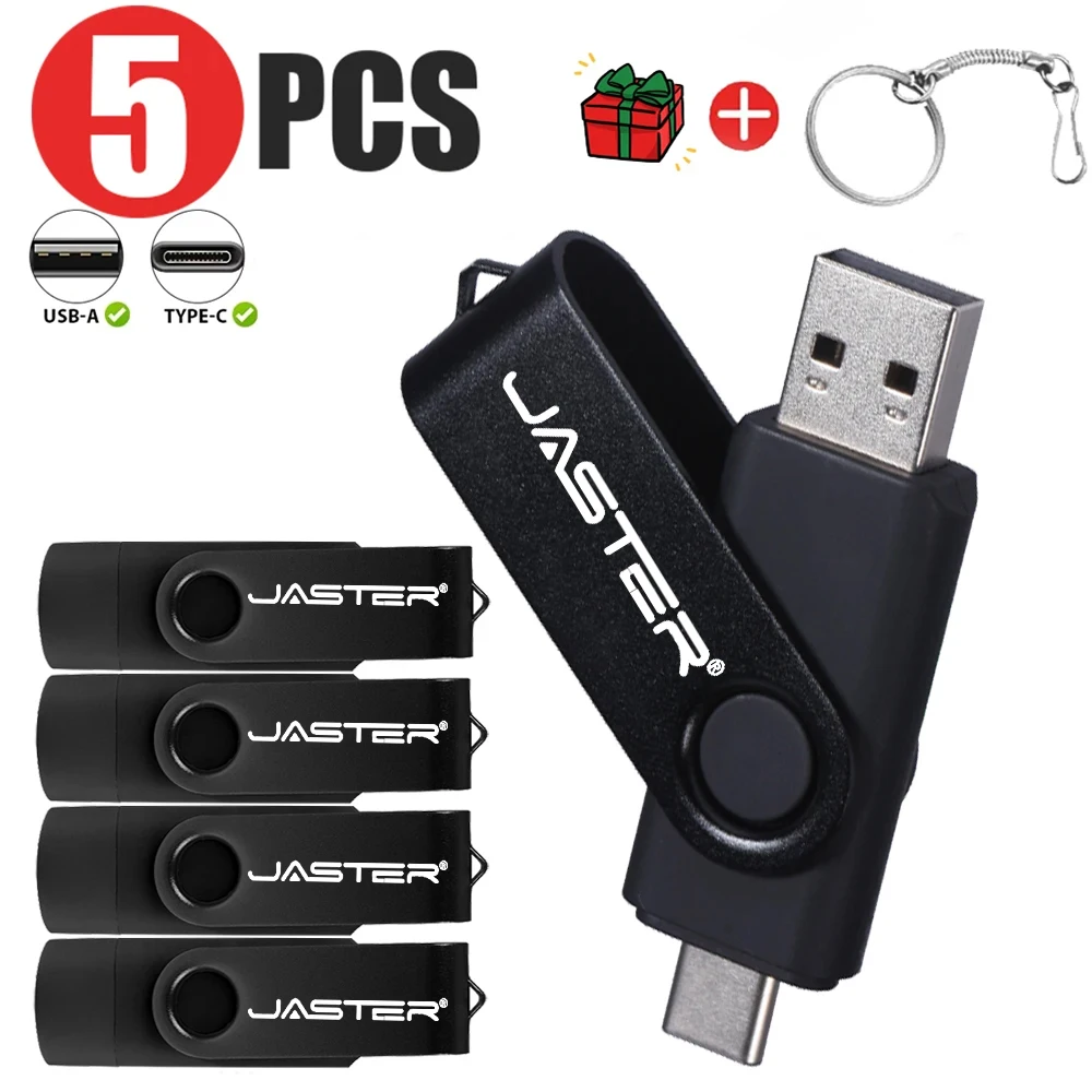 5 قطعة/الوحدة TYPE-C USB محرك فاش 128 جرام 64 جيجابايت محرك القلم фolleisk محرك فلاش 8 جرام 4 جرام 2 جرام 1 جيجابايت مقاوم للماء U-القرص Memoria Cel Usb عصا هدية