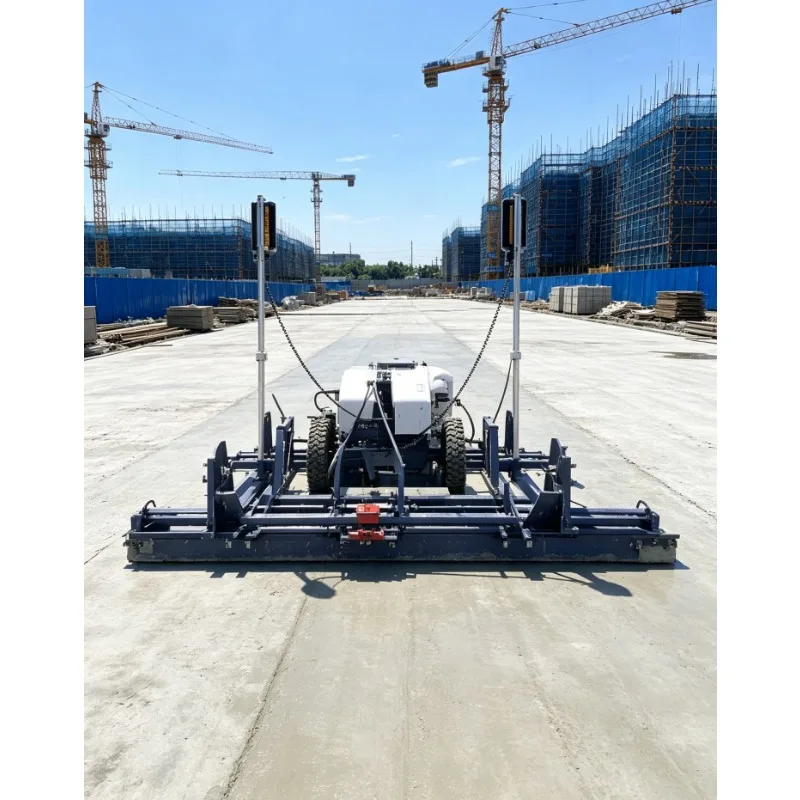 2.5m Ruler Road Construction Small Concrete Laser Screed Machine Floor Leveling Concrete Laser Screed