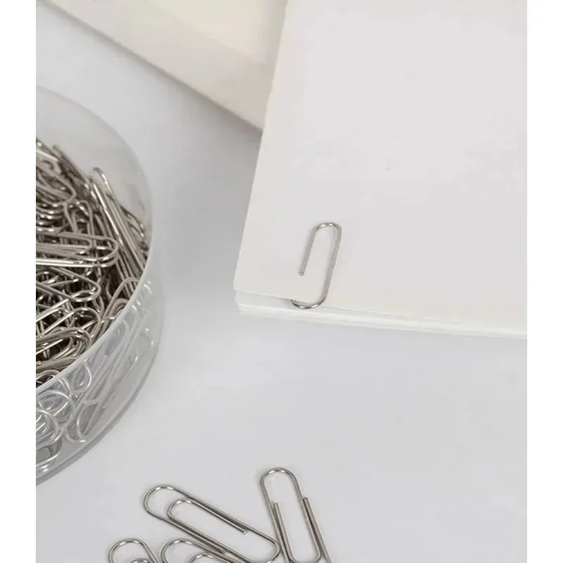 RWDD4 # -Clips de papel pequenos de 1,1 polegadas médios de 1,3 polegadas e tamanho enorme de 2 polegadas. Clipes de papel revestidos à prova de ferrugem duráveis