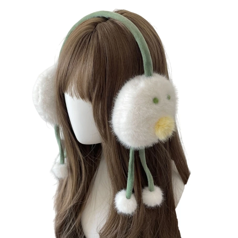 Furry Novelty EarMuffs to Keep You Warm in Cold Weather for Skiing Hiking