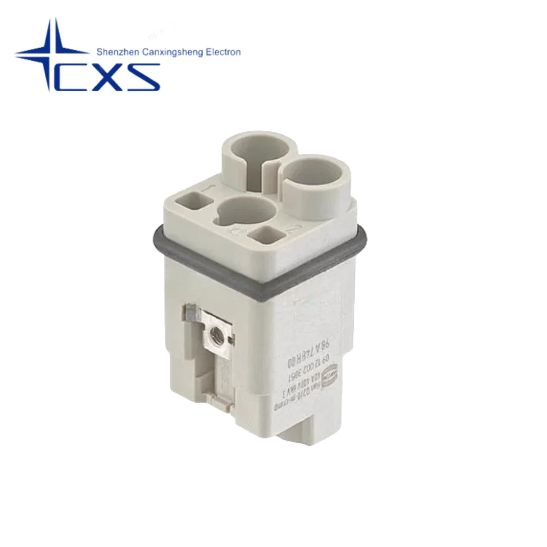 1pcs 09120023051 HARTING Connector  Male Pin Cold-Press Type HAN-Q-2-0-M-CRIMP Original
