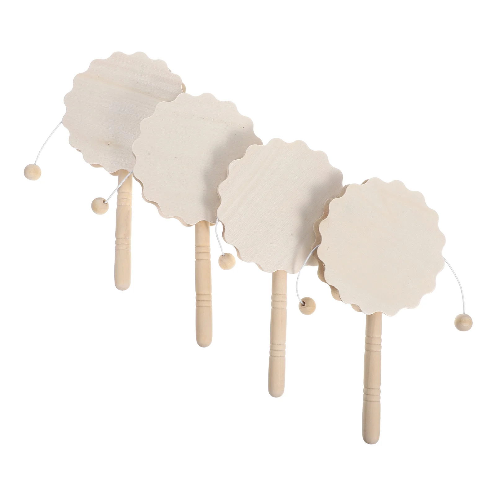 4 قطعة لتقوم بها بنفسك خشبية حشرجة الموت طبل فارغة لم تنته الخشب الحرفية رسمت باليد اللوحة النشاط لتقوم بها بنفسك زخرفة الخشب سطح المكتب الديكور #5