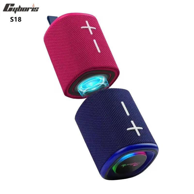 

Портативные магнитные разделенные беспроводные колонки, уличный IPX6, водонепроницаемый сабвуфер 2 в 1, с RGB-подсветкой, Bluetooth TWS, сопряжение стерео