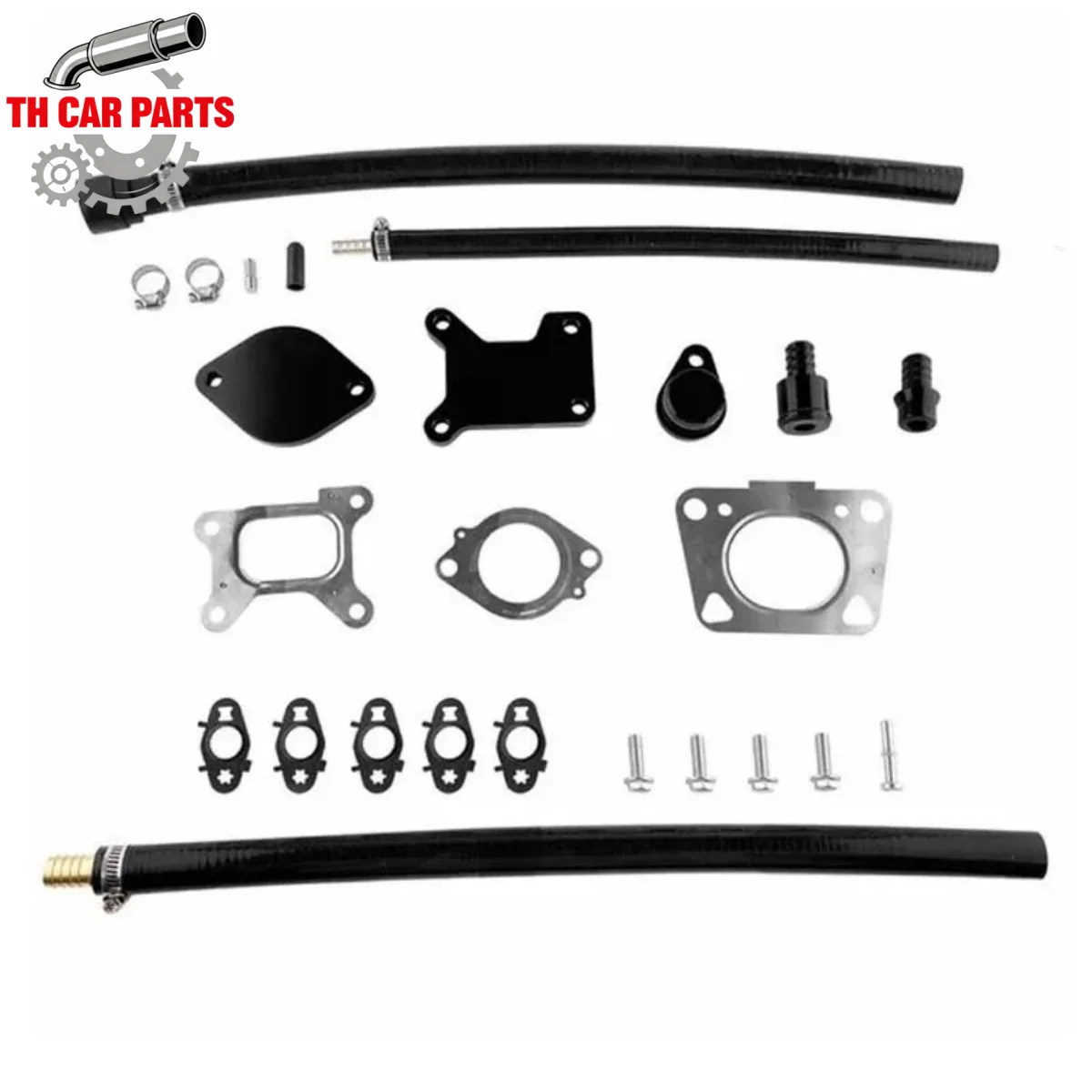 L5P 6.6L Duramax Diesel 3.5'' Downpipe Exhaust EGR Valve Kit for Chevrolet Silverado & GMC Sierra 2017-2023
