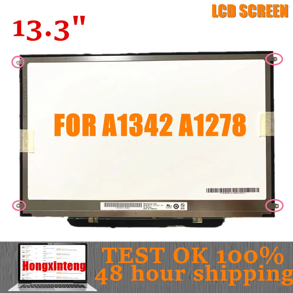 13.3 cala dla Macbook PRO A1278 A1342 LP133WX3 TL A5/A6 LTN133AT09 LP133WX2 TL G2 B133EW04 B133EW07 ekran Lcd laptopa 12800X800