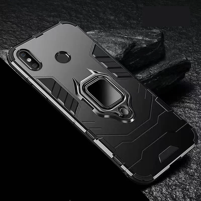 For Xiaomi Mi A2 Case Ring Stand Bumper Phone Back Cover For Xiomi Mi  A2 6X Coque Funda Capa Shell Pouch Bumper