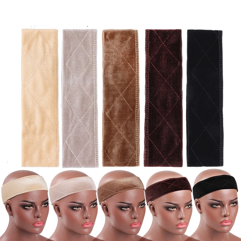 Wig Band untuk tepi Melt Band untuk renda Wig disesuaikan stiker ajaib tepi Slayer Band 2.5-4cm lebar elastis Band untuk tepi rambut