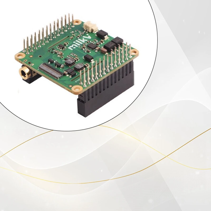 For Milk-V Duo S Poe HAT Expansion Board MIPI DSI And Audio Interface Support POE Power Supply A