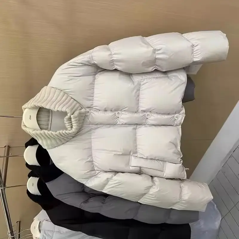 

Join Together Down Cotton Jacket Winter New Loose Parkas Stand Female Korean Short Thicken Warm Cotton Padded Outerwear Ladies