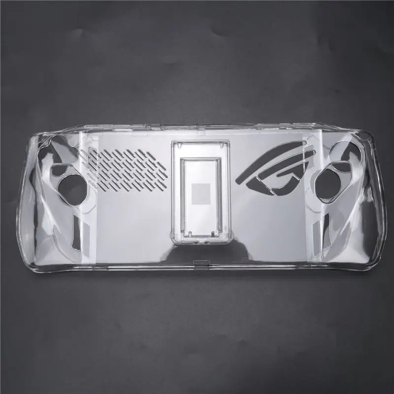 Stylish-For ASUS Rog Ally Clear Protective Case With Stand TPU Cover Full Protection Shockproof Case For ROG ALLY Replacement Pa