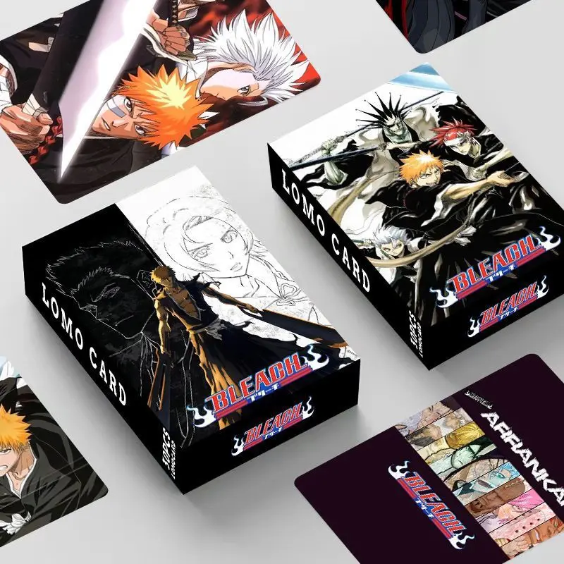 

BLEACH Japanese Anime Lomo Card 60PC Card 36PC Stickers Card Games With Postcards Message Photo Gift Kid Boys Fan Collection Toy