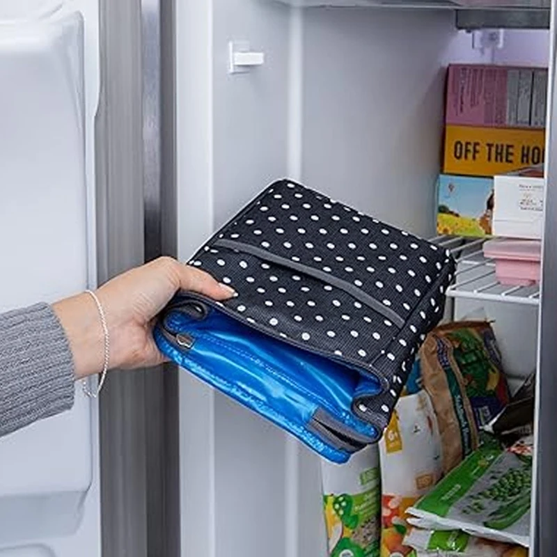 Borsa per bottiglia doppia compatibile con congelatore borsa per bottiglia portatile per mantenere caldo e freddo per la borsa per il pranzo della mamma quando esci