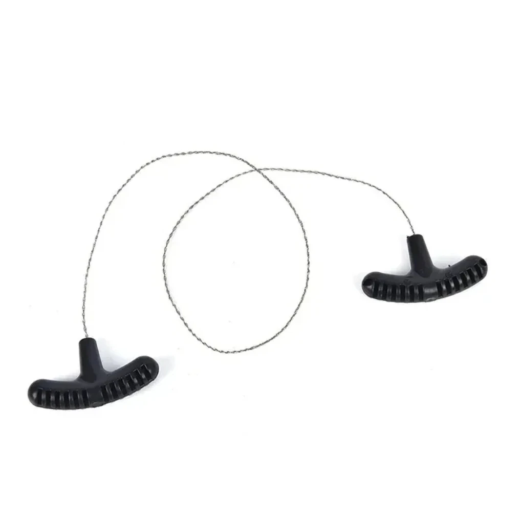 دليل اليد الصلب أدوات السفر التخييم في الهواء الطلق المشي لمسافات طويلة حبل سلسلة المنشار العملي المحمولة الطوارئ بقاء والعتاد مجموعات أسلاك الفولاذ #3