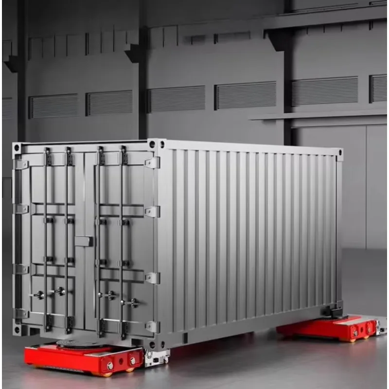 15T Industrial Electric Tank Transporter Battery Powered Universal Wheel Remote Control Load Moving Skates