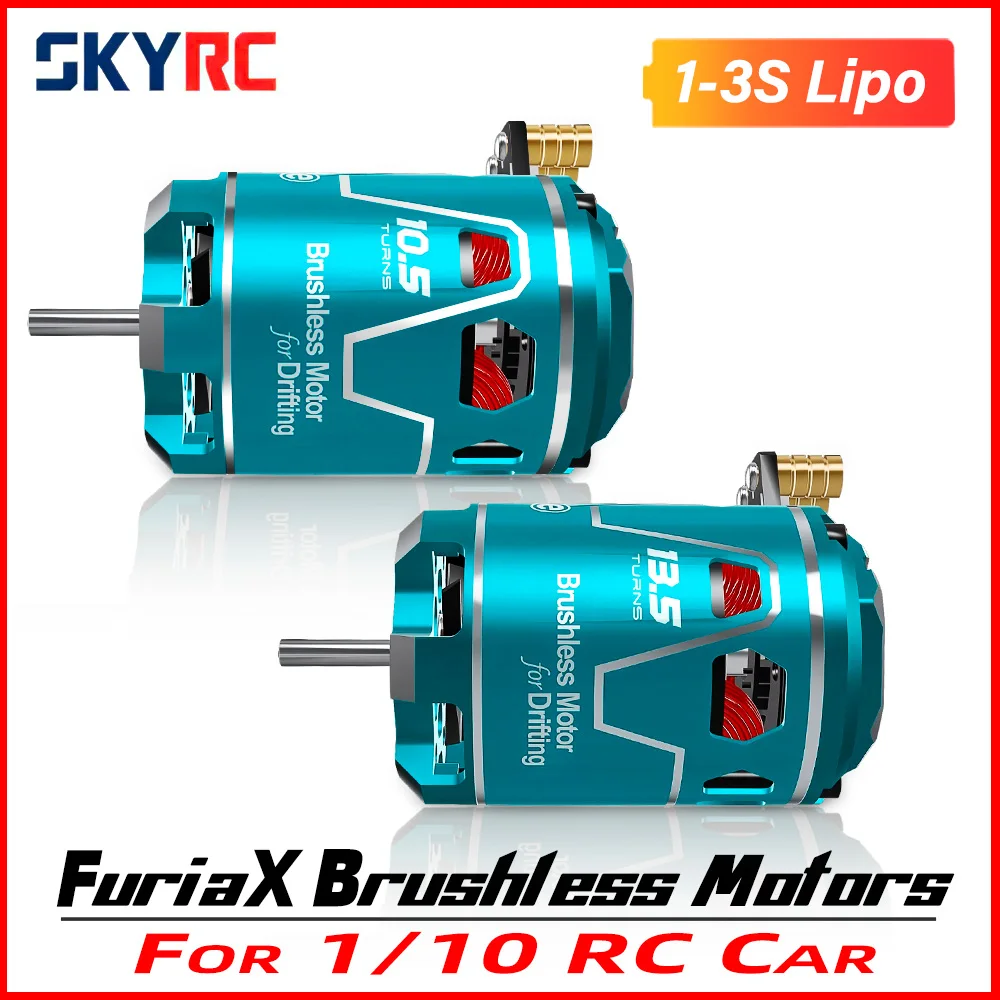 SKYRC Brushless Motor FuriaX Supa Agile Sensored Motors 10.5T 13.5T For 1/10 Drifting Car