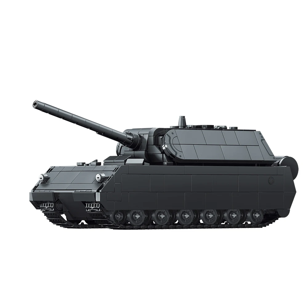 

World War Army Military Soldiers Panzer VIII Maus Heavy Tank Building Assemble Building Blocks Bricks Toys Gift