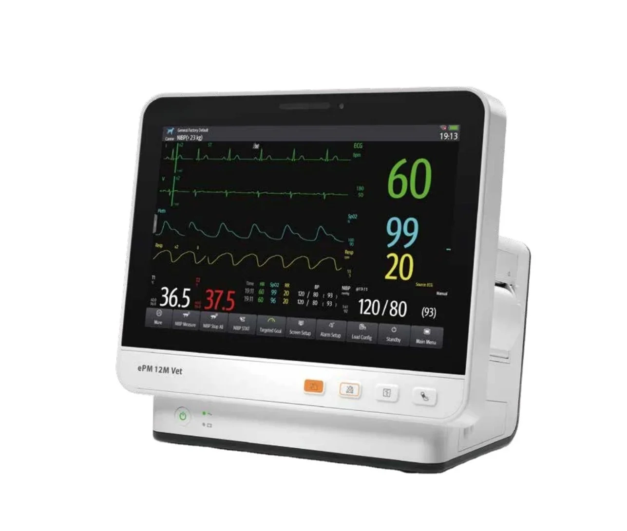 EPM 12M Vet Veterinary Multiparameter with CO2 Module for Animal Hospital Clinic
