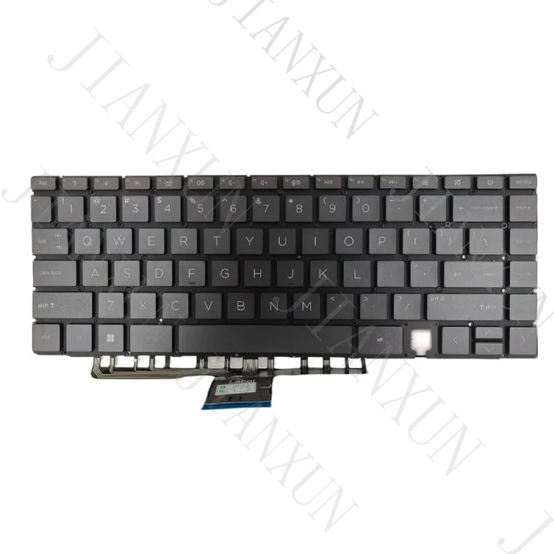 S+US Backlit Keyboard For HP Spectre x360 14-EA 14-EB 14-AE 14-EA0000 black