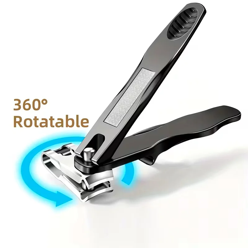 

Вращающиеся на 360 градусов кусачки для ногтей из нержавеющей стали, предназначенные для обрезки ногтей на руках и ногах, особенно для толстых ногтей на ногах.