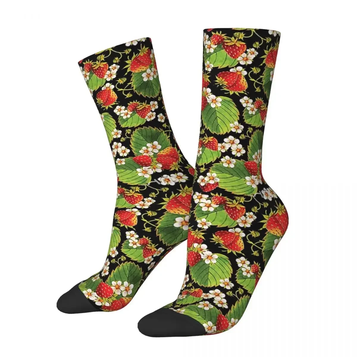 Strawberry Fields Socks Harajuku Super Soft Stockings All Season Long Socks Accessories for Man's Woman's Birthday Present