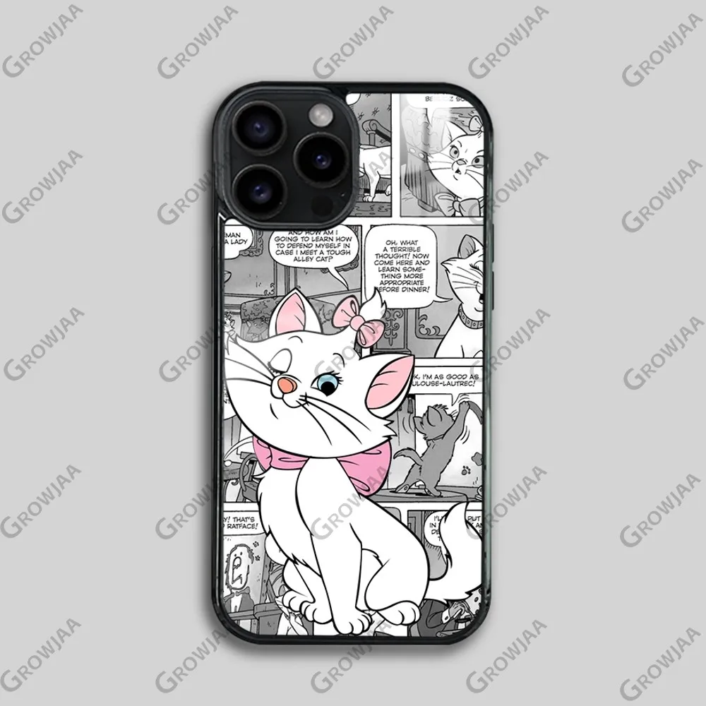 Cartoon Movie The Aristochats Phone Case, Magsafe Mirror, Wireless Magnetic Cover, iPhone 16, 15, 14, 13, 12, 11 Pro Max Plus, Mini