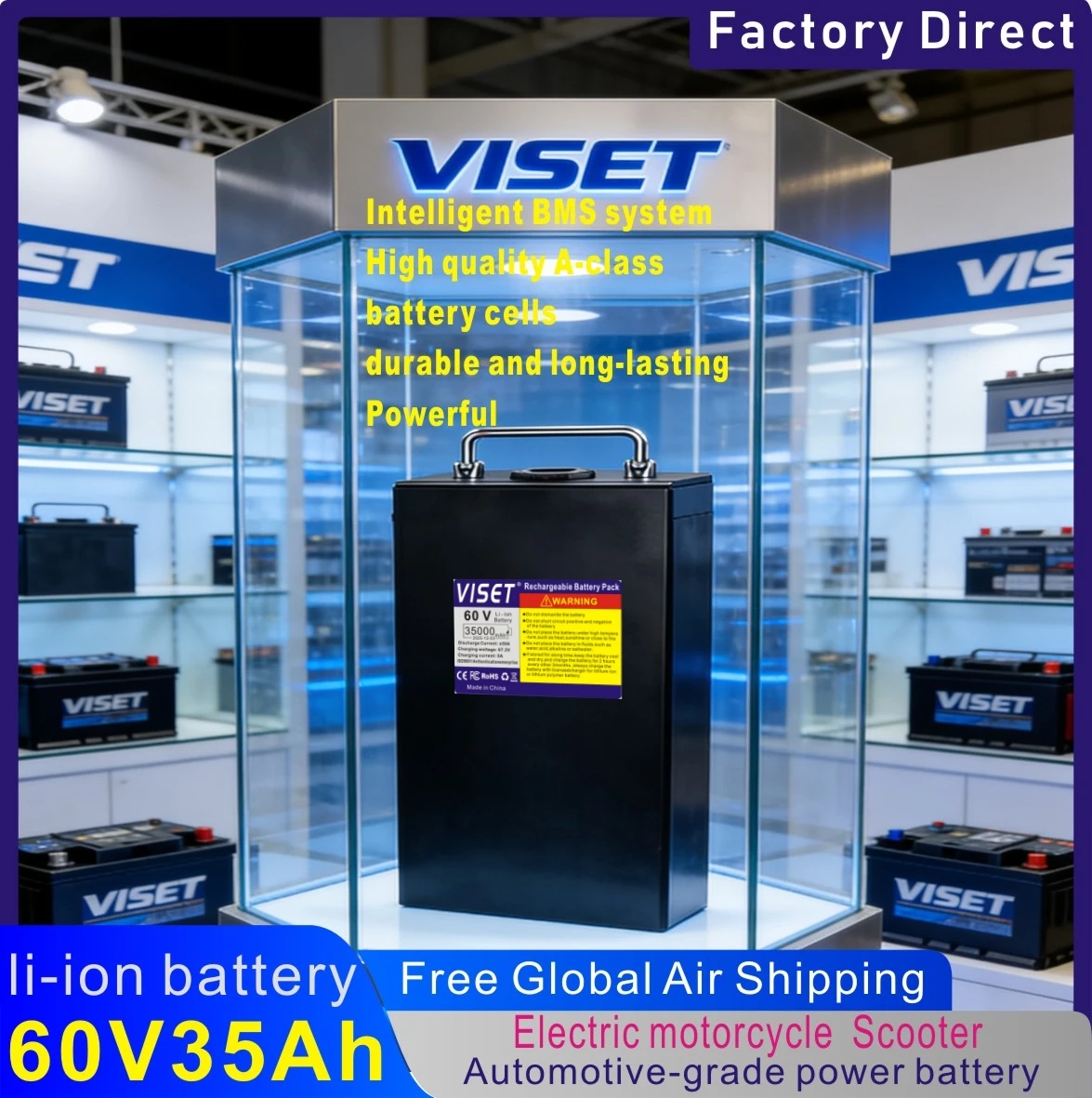 2026 جديد لبطارية دراجة نارية كهربائية هارلي 60 فولت 20 أمبير-35 أمبير 18650 بطاريات ليثيوم مقاوم للماء Citycoco سكوتر قابل للطي #1