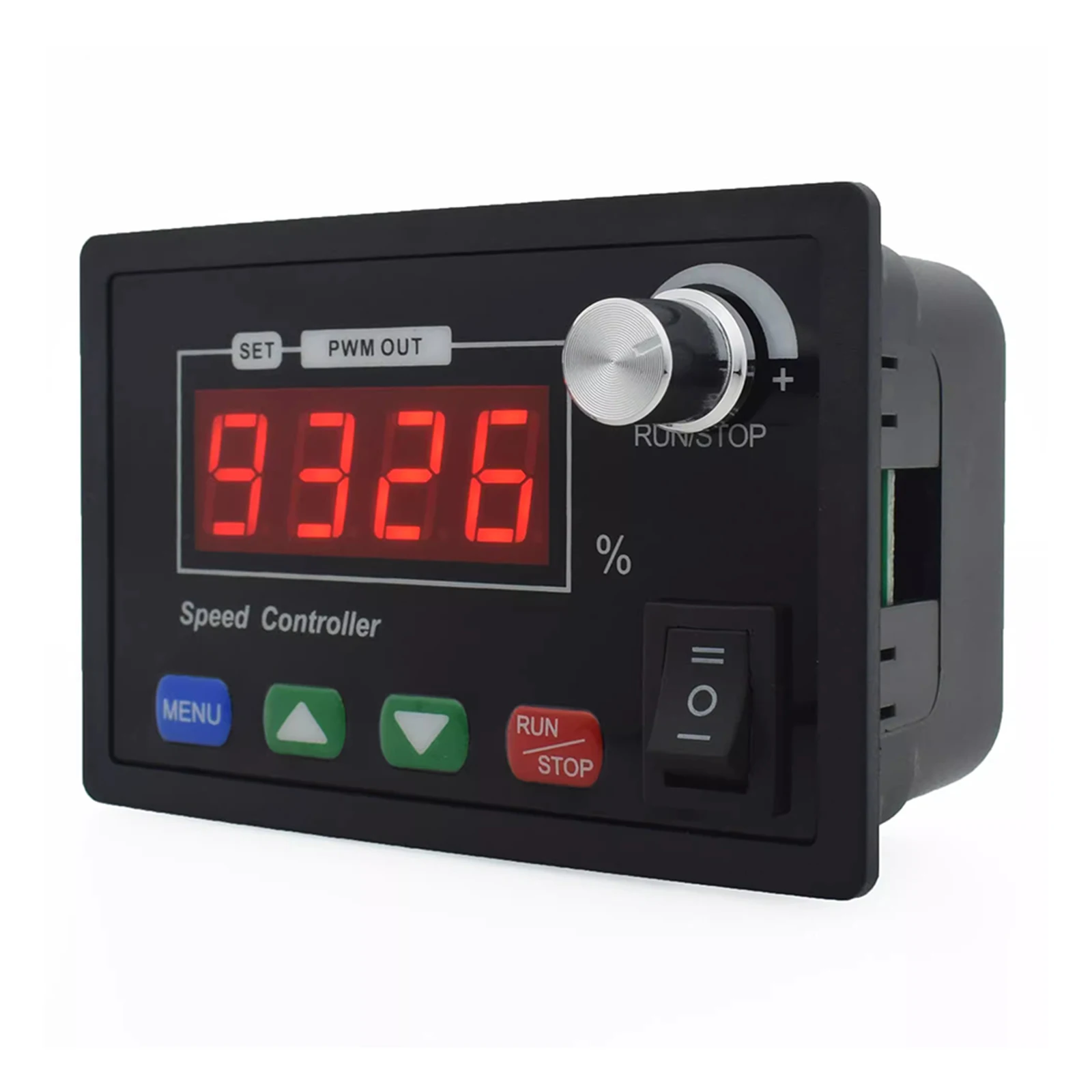 

1pc DC Motor Speed Controller Regulator Forward Reverse Reverse Switch 12/24/36/48V Emulation Tachometer Current Regulation