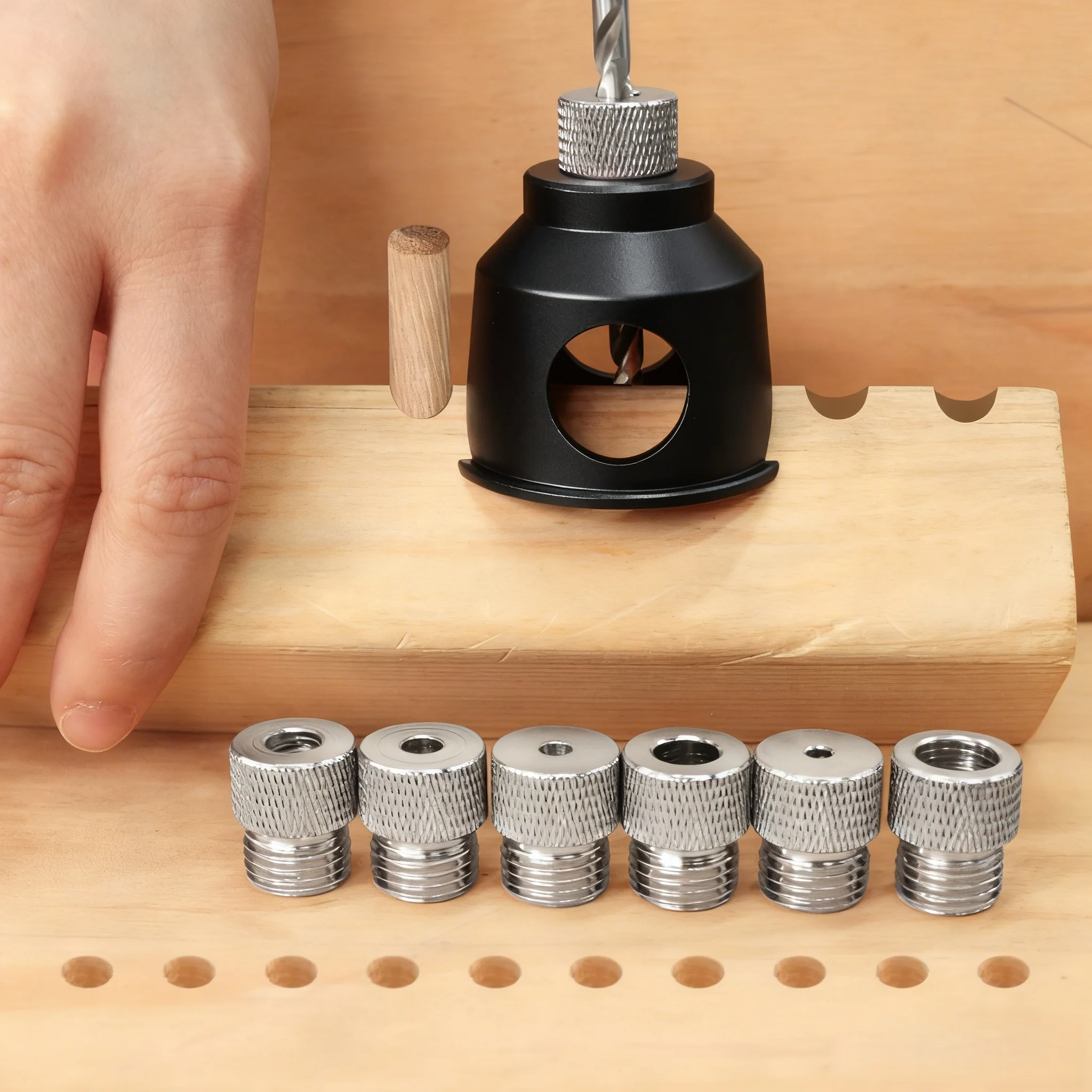 90° Vertical Straight Drill Guide Jig Woodworking Doweling Locator Pocket Hole Positioner For Cabinet Furniture Carpentry Tool