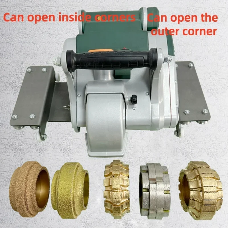 Wall‑Groove‑Cutting‑Processing Implement with Guide‑Rail‑Unit for Construction‑Hydropower‑Routing‑Work