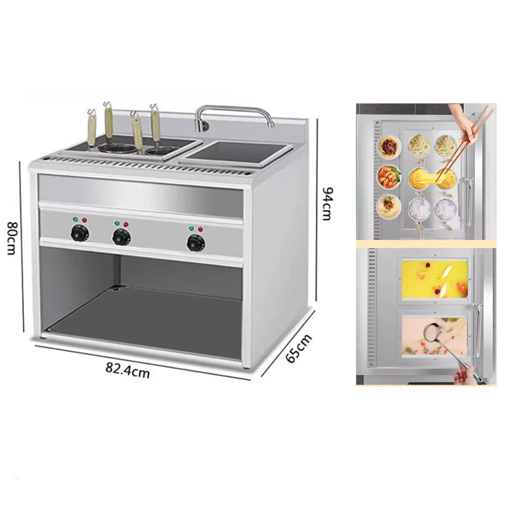 Pasta Boiler Noodle Cooker Equipment Boiling Restaurant Commercial Electric Spaghetti Gyoza Ramen Cooking Machine