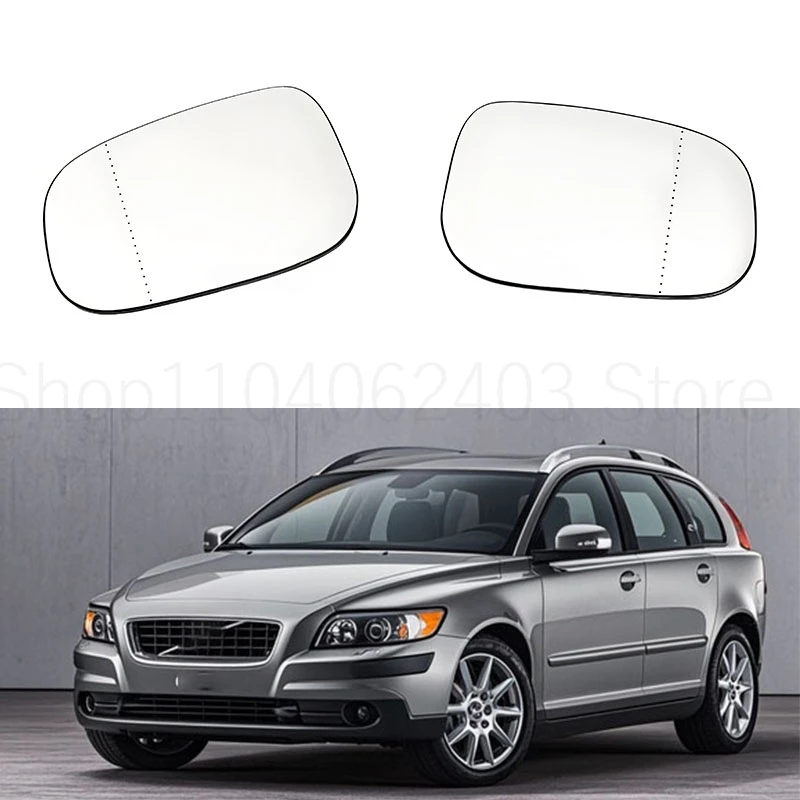 

car side mirrorCar heated wide angle mirror glass for VOLVO S40 C30 V50 S60 C70 S60 S80 (2006-2009) 30762571 / 30762572