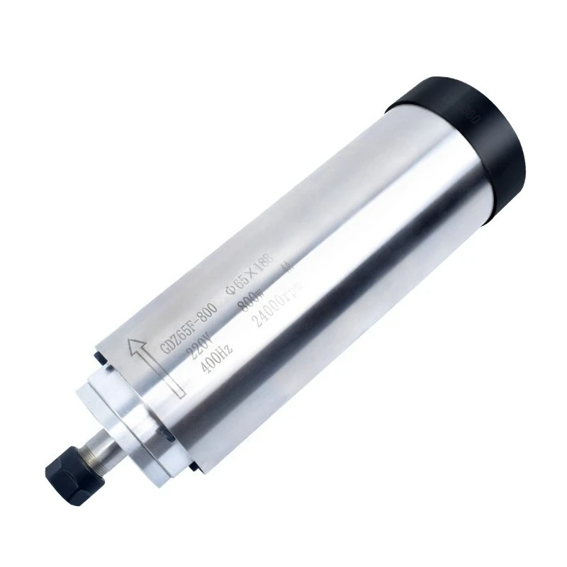 For spindle engraving machine motor woodworking 800/1.5/2.2kw/er16er20 high speed round air cooled spindle