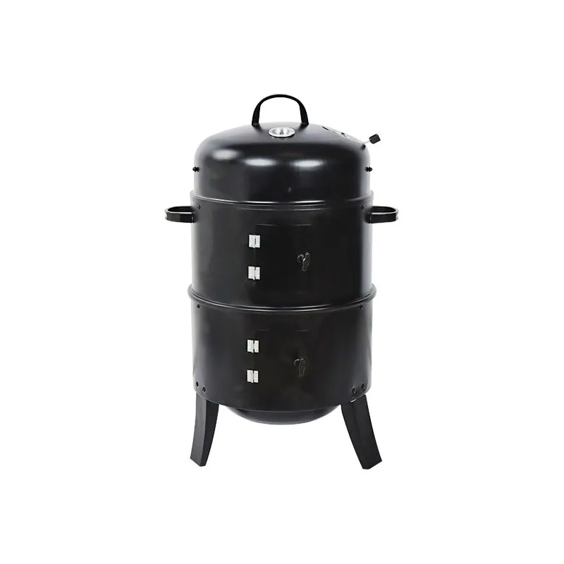 Smoke oven American outdoor grill barbecue charcoal firewood barbecue
