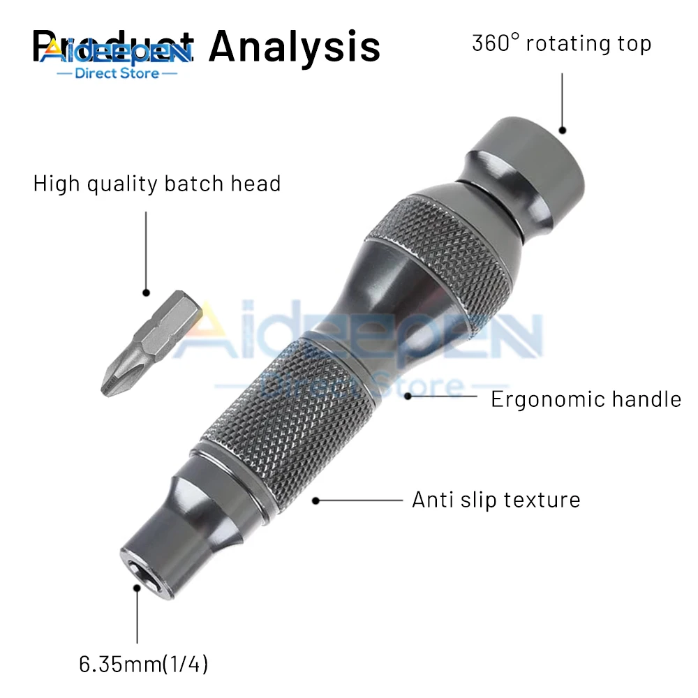 Mini 8-in-1 Precision Screwdriver Set Magnetic Phillips Bits Multifunctional Hand Repair Tool Kit for Phone Watch Glasses PC