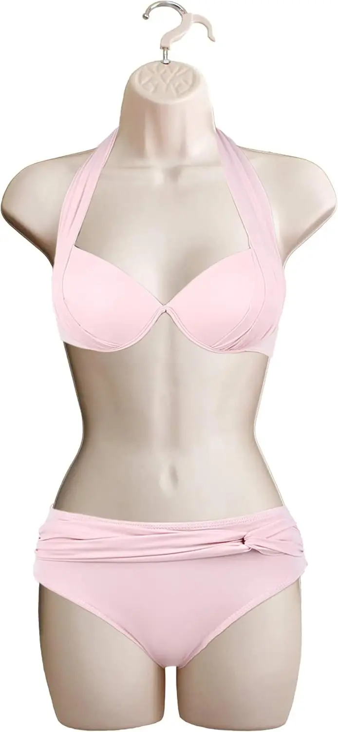 

Женский манекен с полой спинкой, штабелируемый, с крючком для подвешивания, для демонстрации футболок, для прилавка, для выставок, размер S-M