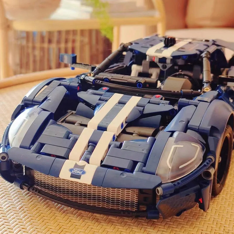 1466pcs Technical Car With Forded GT Supercar In Stock 42154 Model Building Block Toy Vehicle Bricks Birthday Gifts Boyfriend