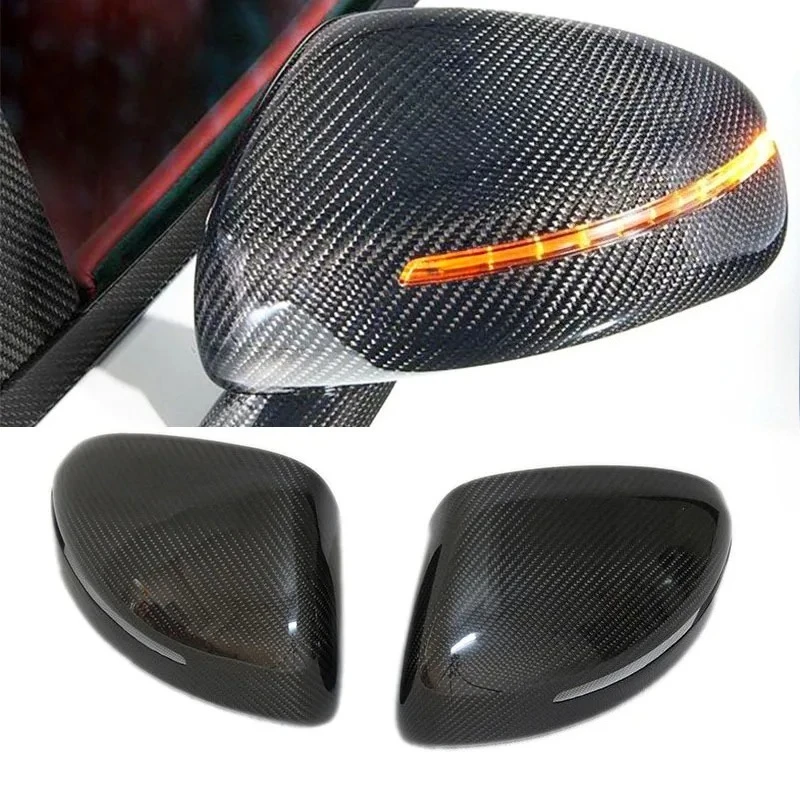 

For AUDI R8 Real Carbon Fiber 2007-2011 Retrofit Rearview Mirror Shell Decorative Paste Retrofit Kit Modification Accessories